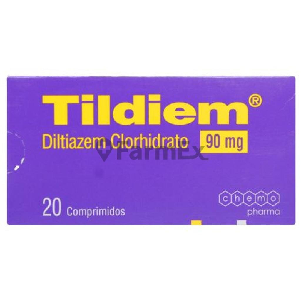 Tildiem 90 mg x 20 comprimidos susc-1 de 4 meses Farmex-Suscripciones-Persistente
